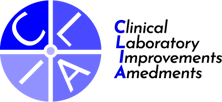 CLIA accredited logo Clinical Laboratory Improvements Amendments