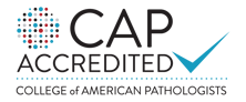 CAP Accredited logo from the College of American Pathologists