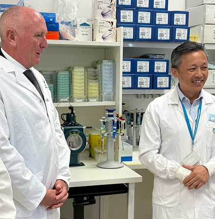 VIP Lab launch minister_and_John